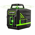 تراز لیزری 2 خط 360 درجه نور سبز اکتیو مدل AC-68360G