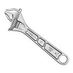 آچار فرانسه 4 اینچ توسن مدل T25-4AW-NI