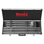 ست مته و قلم 5 شیار 7 پارچه رونیکس مدل RH-5049