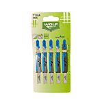 تیغ اره عمود بر آهن 5 عددی ولف مدل T118A