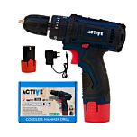 دریل پیچ گوشتی چکشی شارژی 12 ولت اکتیو مدل AC-3222