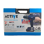 دریل شارژی چکشی براشلس 20 ولت اکتیو مدل AC-3520BL