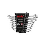 ست 8 عددی آچار یک سر تخت و یک سر رینگ رونیکس مدل RH-2101