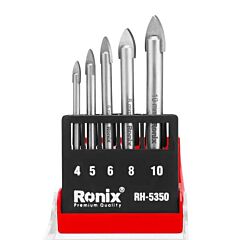 ست 5 عددی مته پرسلان و سرامیک رونیکس مدل RH-5350