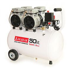 کمپرسور باد 50 لیتری سایلنت محک مدل HSU1100-50L
