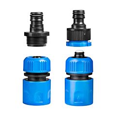 ست کوپلینگ شلنگ آب 1/2 اینچ اتوماتیک 4 عددی نووا مدل 2317