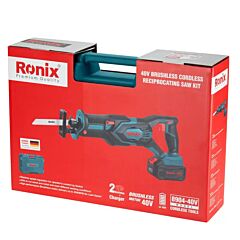 اره افقی بر شارژی 40 ولت براشلس رونیکس مدل 8904-40V