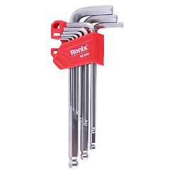 ست آلن شش گوش بلند 9 عددی رونیکس مدل RH-2034