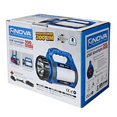 نور افکن دستی لیتیوم نووا مدل 3025