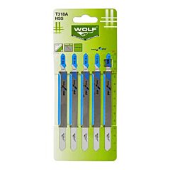 تیغ اره عمود بر آهن بلند 5 عددی ولف مدل T318A