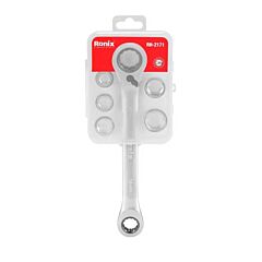  ست آچار دو سر رینگ جغجغه ضامن دار رونیکس مدل RH-2171