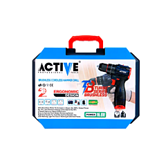 دریل پیچ گوشتی چکشی شارژی 16.8 ولت اکتیو مدل AC-3216BL