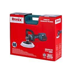 دستگاه پولیش شارژی براشلس 20 ولت رونیکس مدل 8652