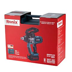 بکس شارژی 1 اینچ براشلس 40 ولت رونیکس مدل RX-8937-40V