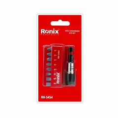 ست 9 عددی سری پیچ گوشتی و رابط رونیکس مدل RH-5454
